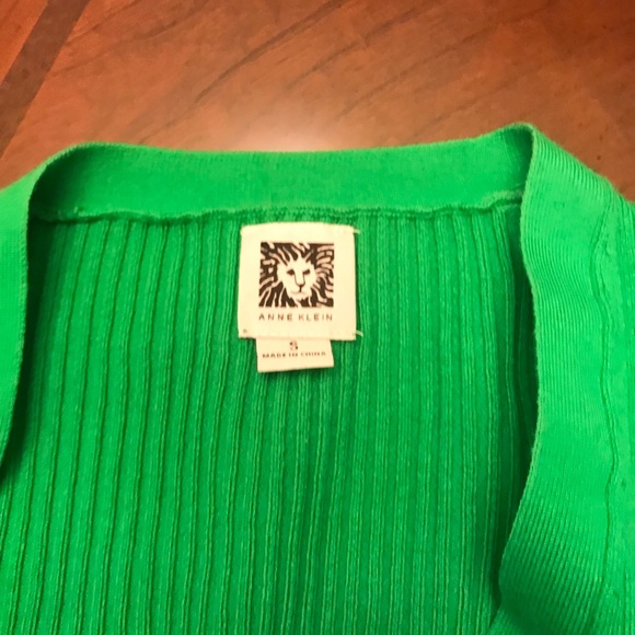 Anne Klein Green Cardigan - Picture 4 of 5